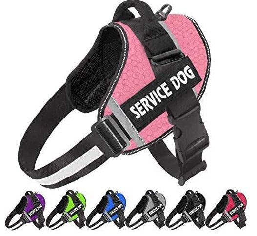 Reflective breathable nylon dog vest harness, product image 45