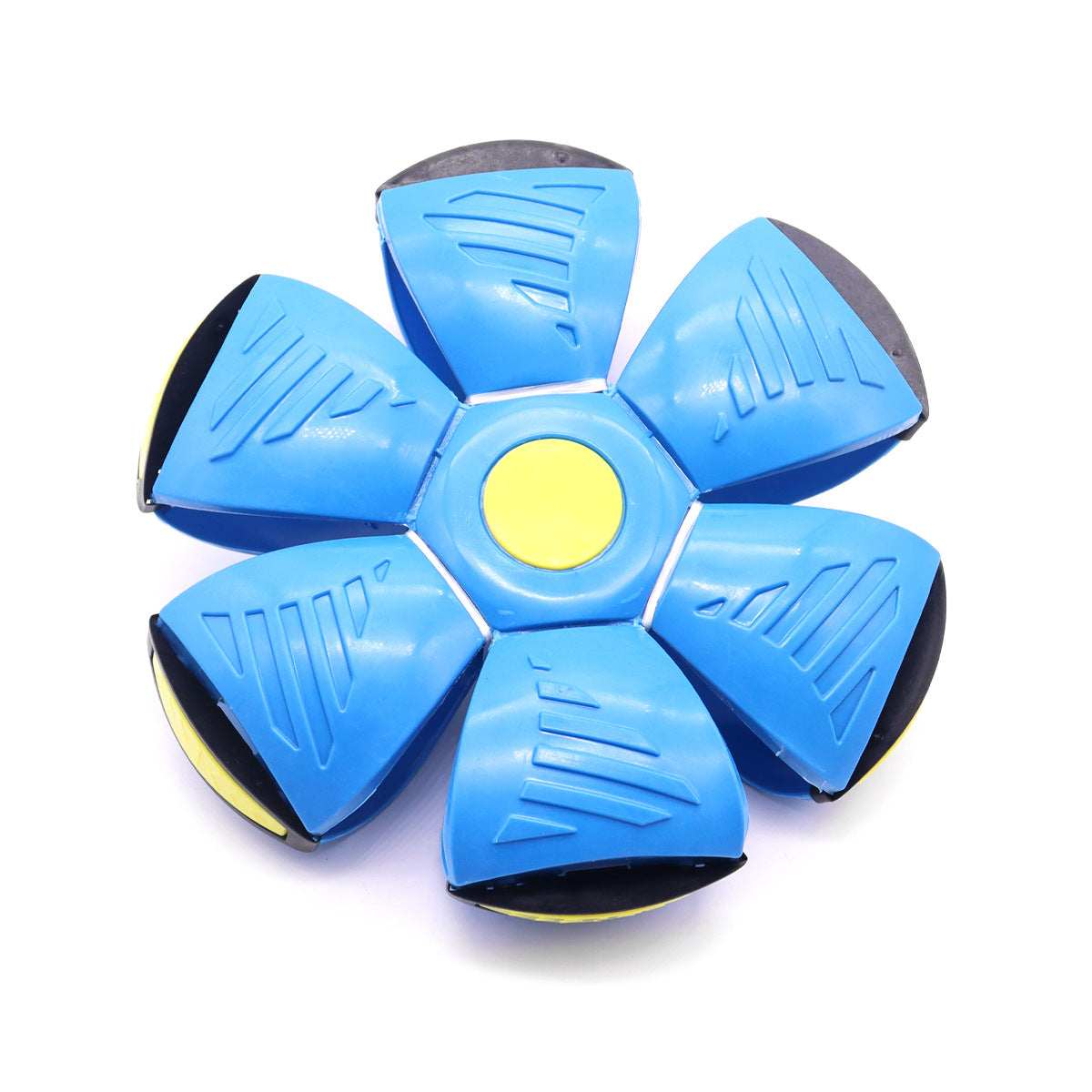 Flying saucer ball dog toy with optional LED lights for fetch - view 10