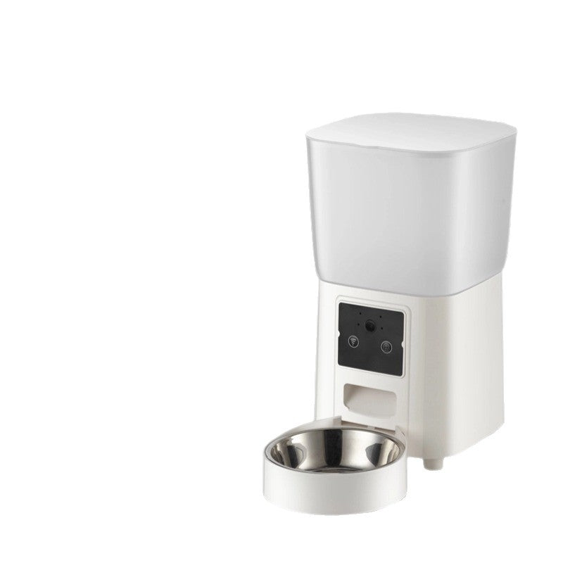 Smart Automatic Pet Feeder with 180 Degree Camera, App Control and Sealed Food Storage