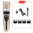 Cordless Dog Hair Clippers with Guide Combs, Low Noise Trimmer Kit