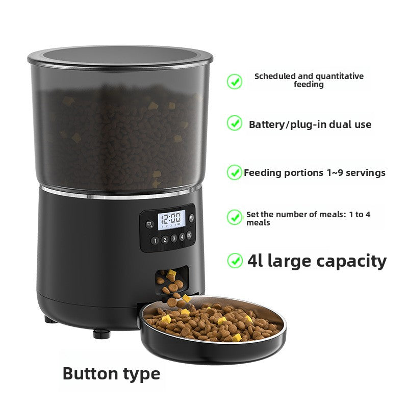 Automatic Pet Feeder with App Control and Video Monitoring