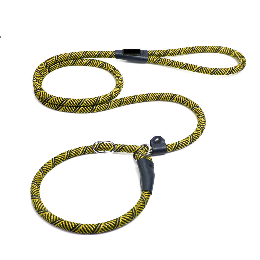Rope slip leads in bright colours with stopper ring