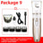 USB Rechargeable Pet Hair Clipper with Ceramic Blade and 4 Combs