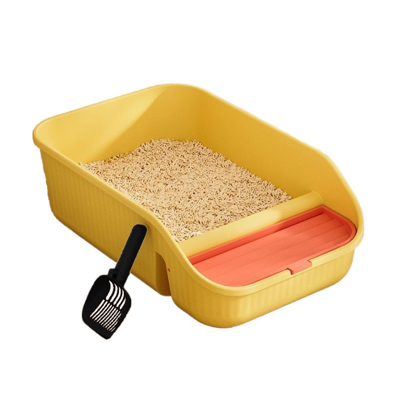 Fully Enclosed Cat Litter Box with Anti-Splash Design
