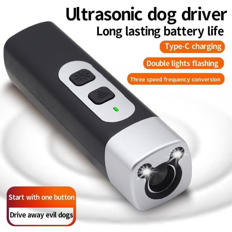 Ultrasonic Dog Bark Deterrent, Handheld Anti-Bark Trainer