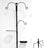 Black wrought iron bird feeder stand accessories for gardens, view 3