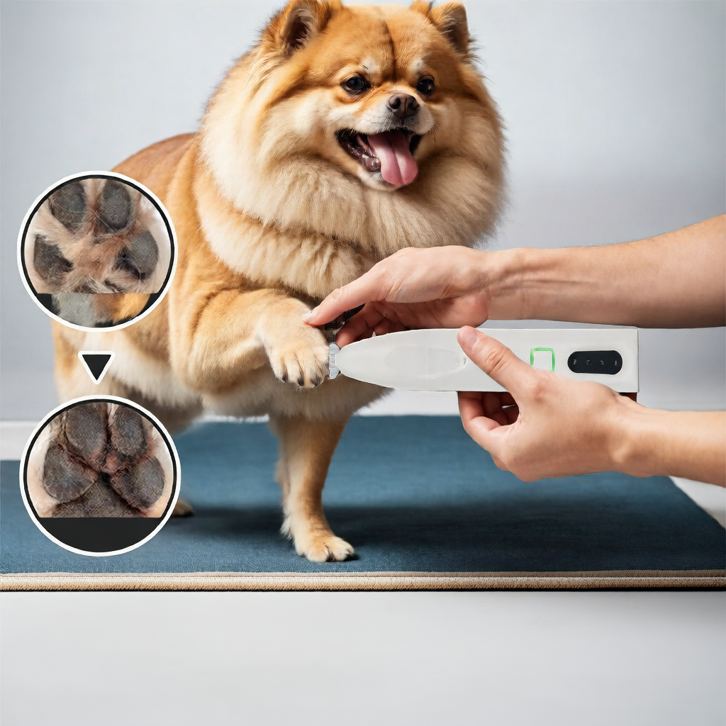 Ceramic Blade Pet Hair Clipper, Quiet Cordless Trimmer for Paws