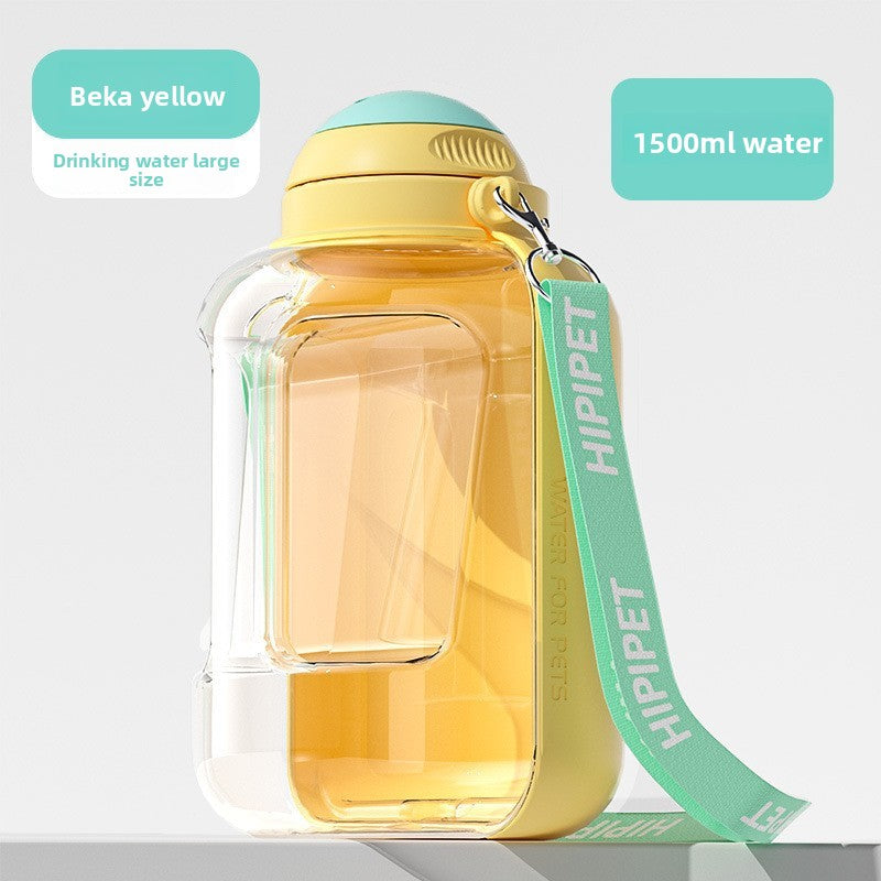 Portable water dispenser for puppies