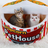 Novelty popcorn box shaped plush cat bed, product image 1