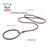 Slim round dog training lead, 2 lengths available