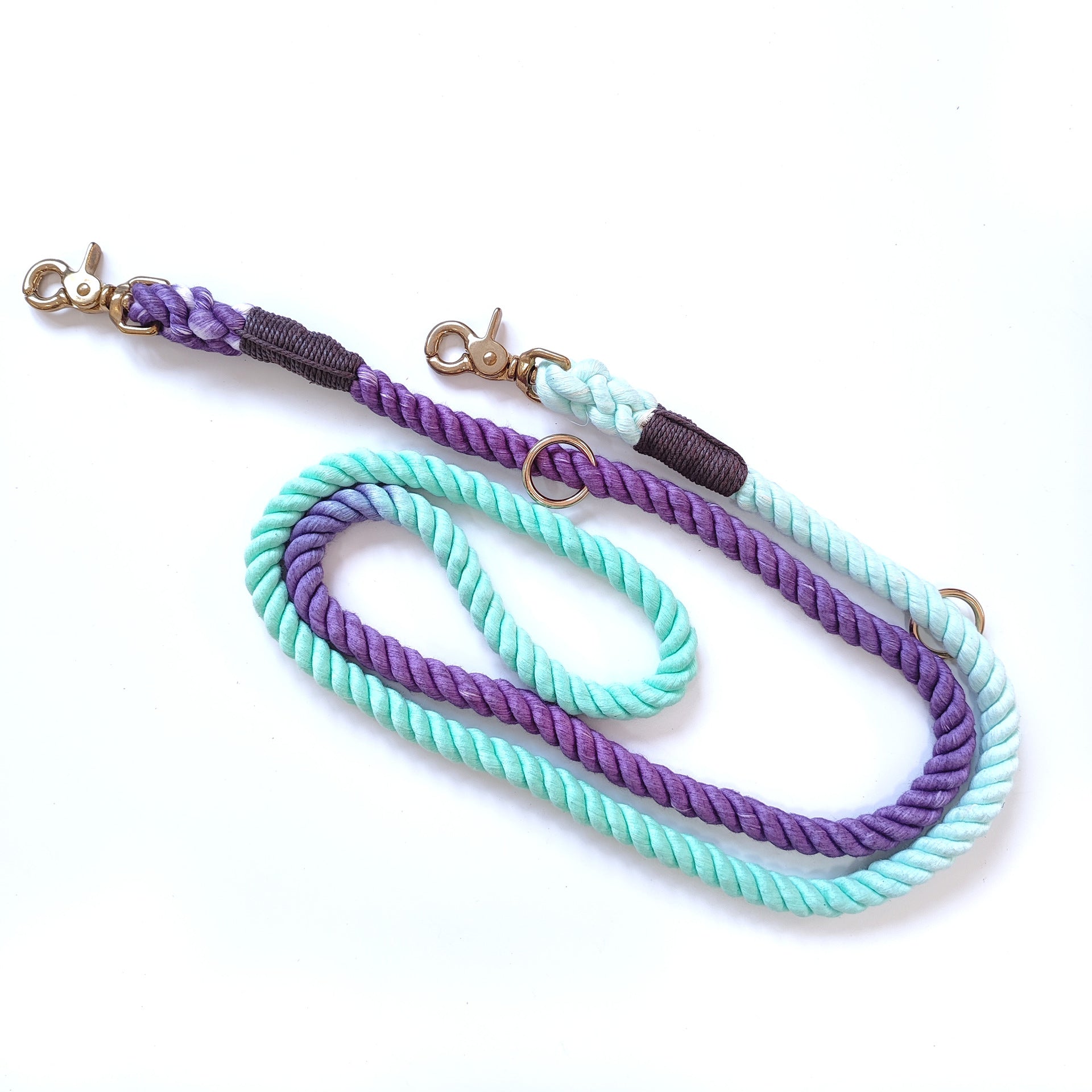 Braided cotton dog lead, available from Pet Royale UK