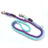 Braided cotton dog lead, available from Pet Royale UK