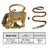 Tactical nylon vest harness for cats and small dogs in khaki