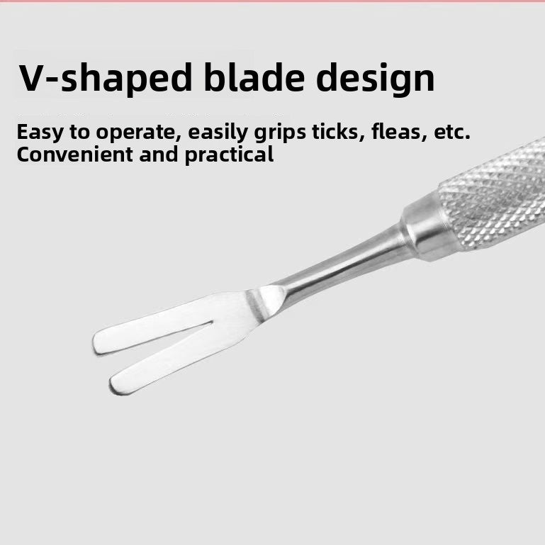 Stainless Steel Flea and Tick Comb for Dogs and Cats, Home Use