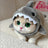Plush shark hat for cats, in Grey Shark, size One Size, image 3