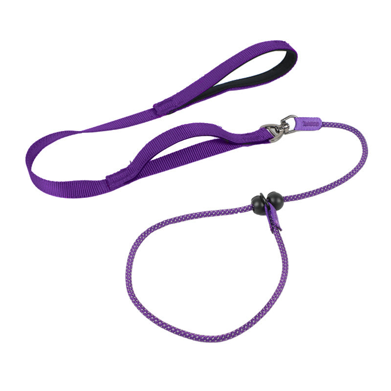 Reflective polyester rope dog slip lead and collar, product image 19