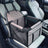 Black grey waterproof dog car booster seat with frame, photo 10