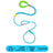 Bright nylon dog lead in vivid colour, product image 23