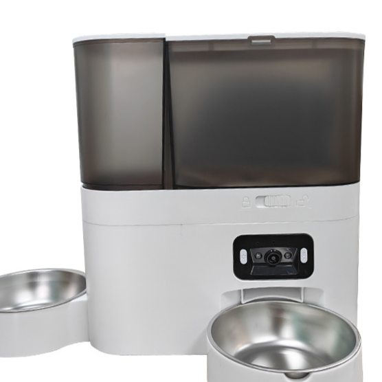 Smart 8L Pet Feeder and Water Dispenser with Camera and App Control for Cats and Dogs