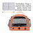 Green breathable bird carrier shoulder bag with mesh windows, view 17