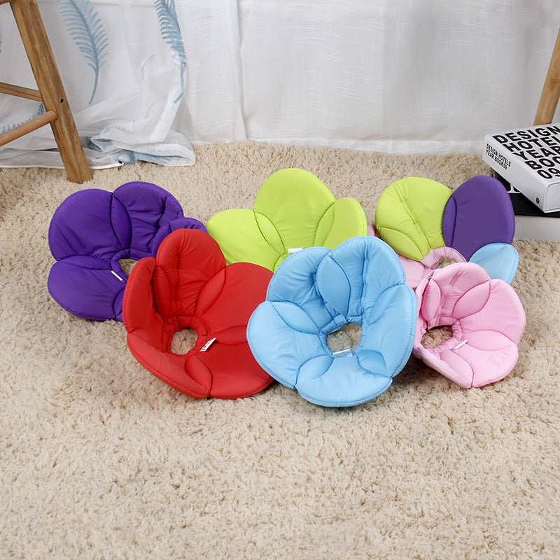 Lightweight soft cone collars in pink, purple and blue