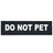 Hook-and-loop dog harness patch with printed wording, product image 10