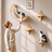 Star and moon cat wall shelves, detail photo 3
