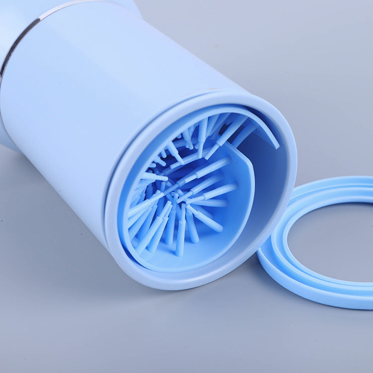 Electric Pet Foot Washer Cup, Scrub-Free Paw Cleaning for Dogs