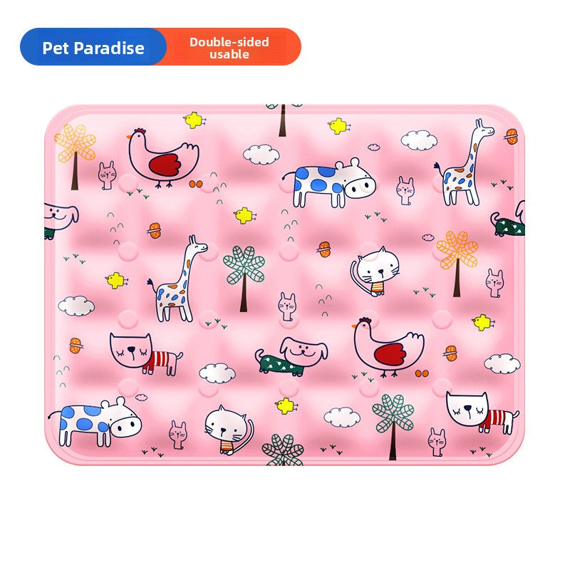 Printed gel cooling pad for cats, photo 4 of 23