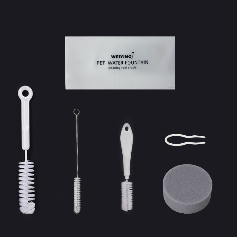 Pet Water Fountain Cleaning Brush Set for Pumps, Spouts and Gaps