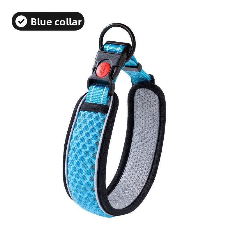 Adjustable dog collar with optional lead, available from Pet Royale UK