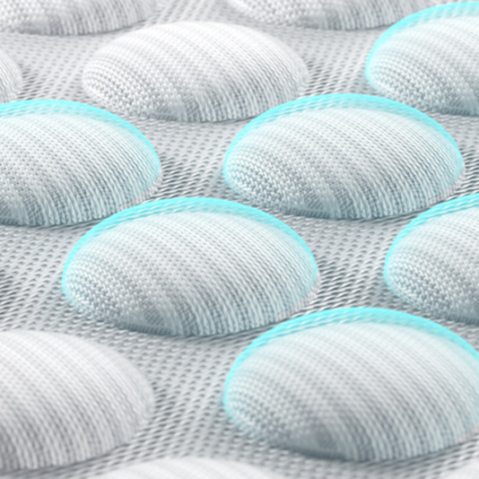 Pet cooling gel mat and sleeping pad on a floor, view 4