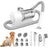 Cordless Rechargeable Pet Grooming Vacuum with Grooming Scissors for Cats and Dogs