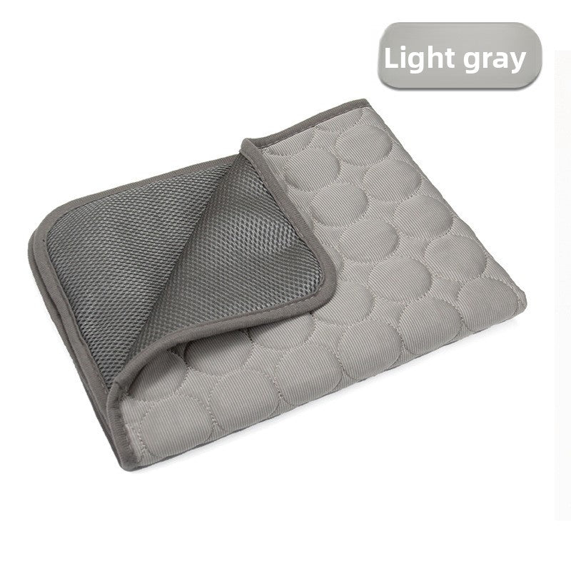 Blue ice silk pet cooling mat with soft filling, photo 25