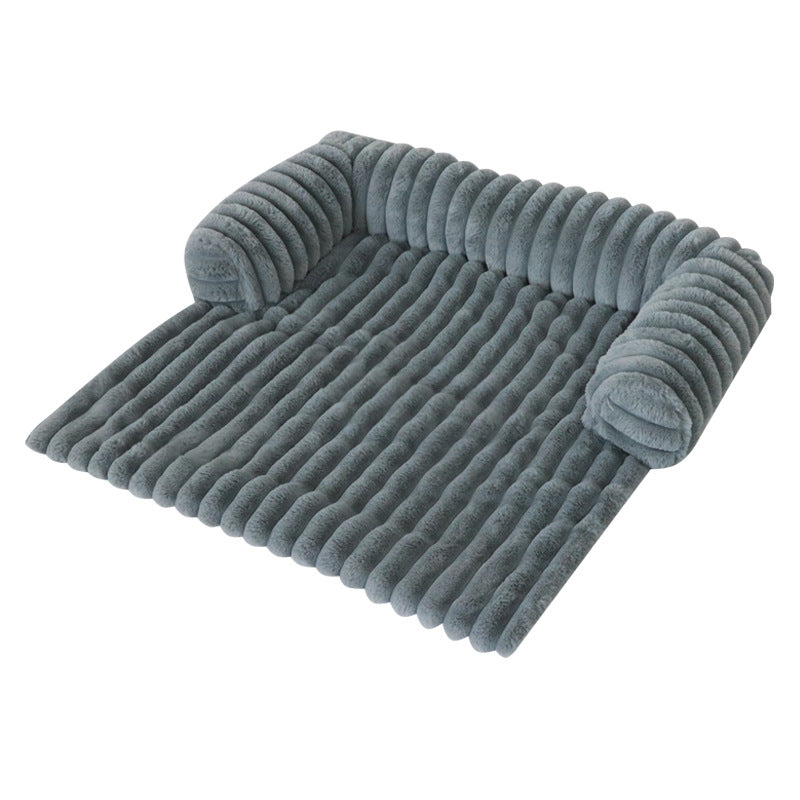 Plush PV fleece cat tunnel nest with removable cushion, view 15