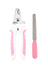Stainless Steel Pet Nail Clipper Set with Safety Guard