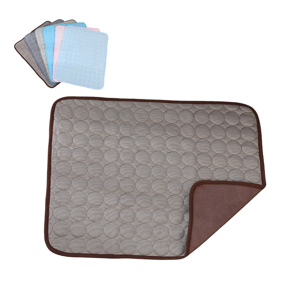 Pink breathable cooling mat for cats and kittens