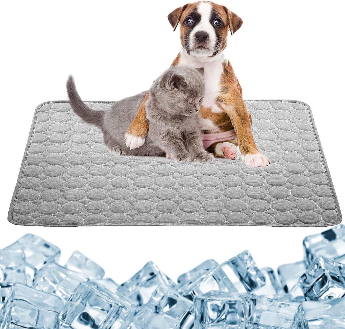 Portable summer cooling pad for cats and dogs, extra detail view