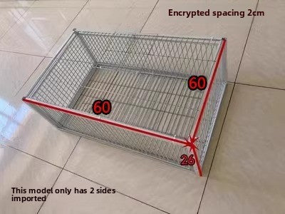 White metal pigeon loft landing cage with one way door, view 9