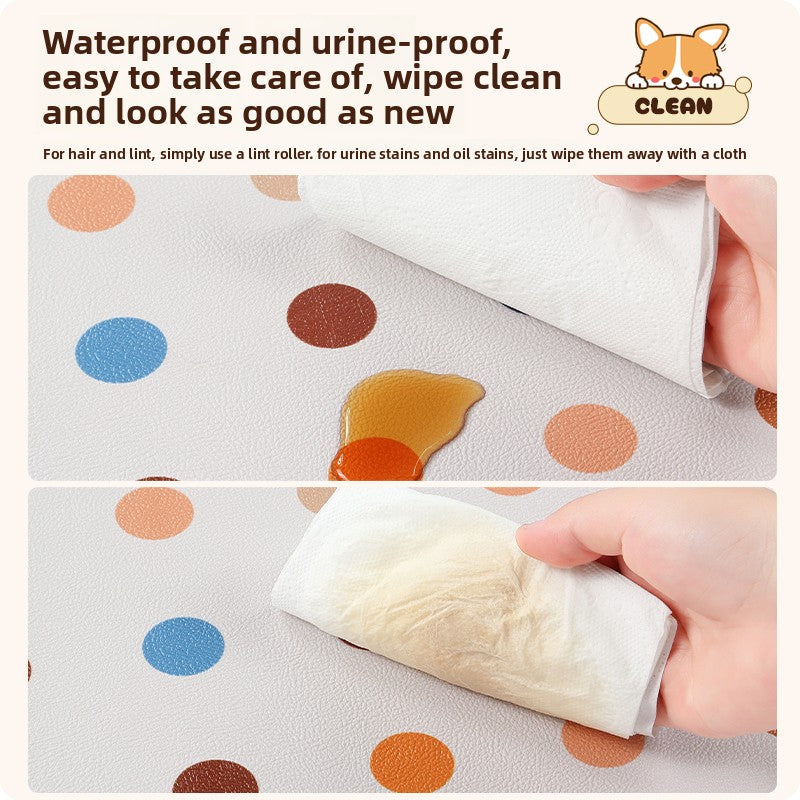 Waterproof PVC dog crate mat, sizes from 40 x 60cm