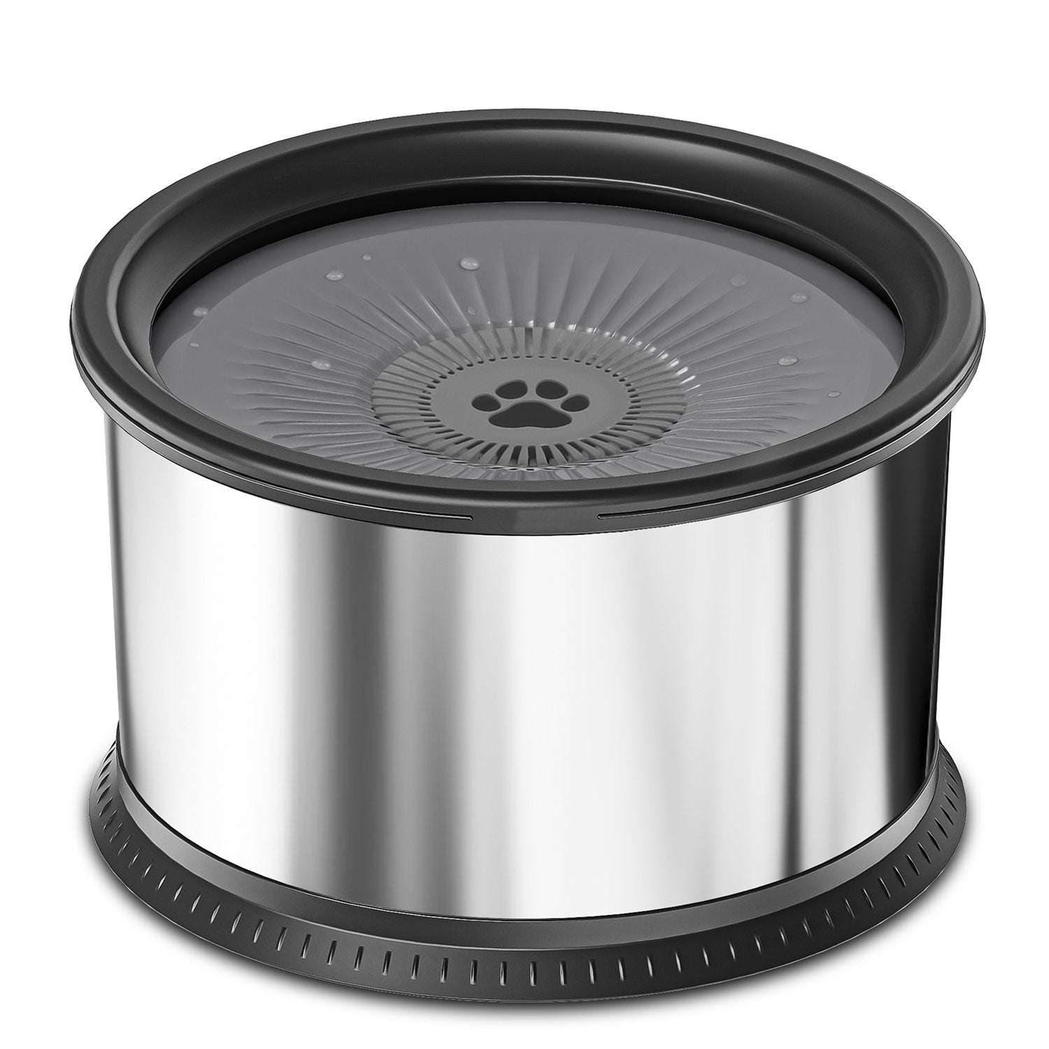 Stainless Steel Floating Pet Bowl in 2.5L, 3.5L and 4.5L Sizes for Dogs and Cats
