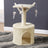 Compact cat climbing tree with hammock and posts, photo 4 of 14