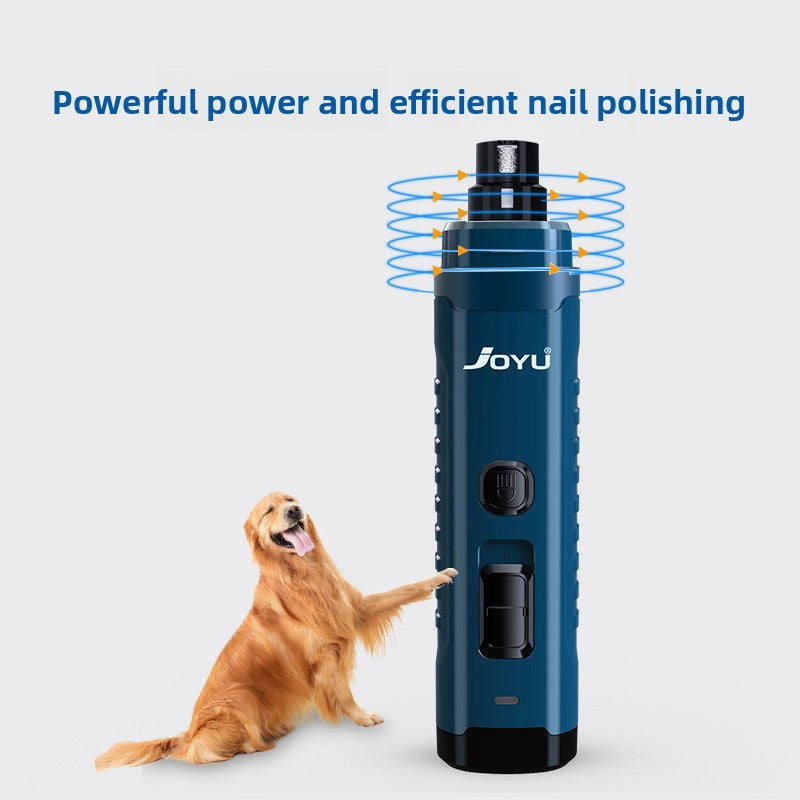 Quiet Pet Nail Grinder with LED Light and Dual Ports