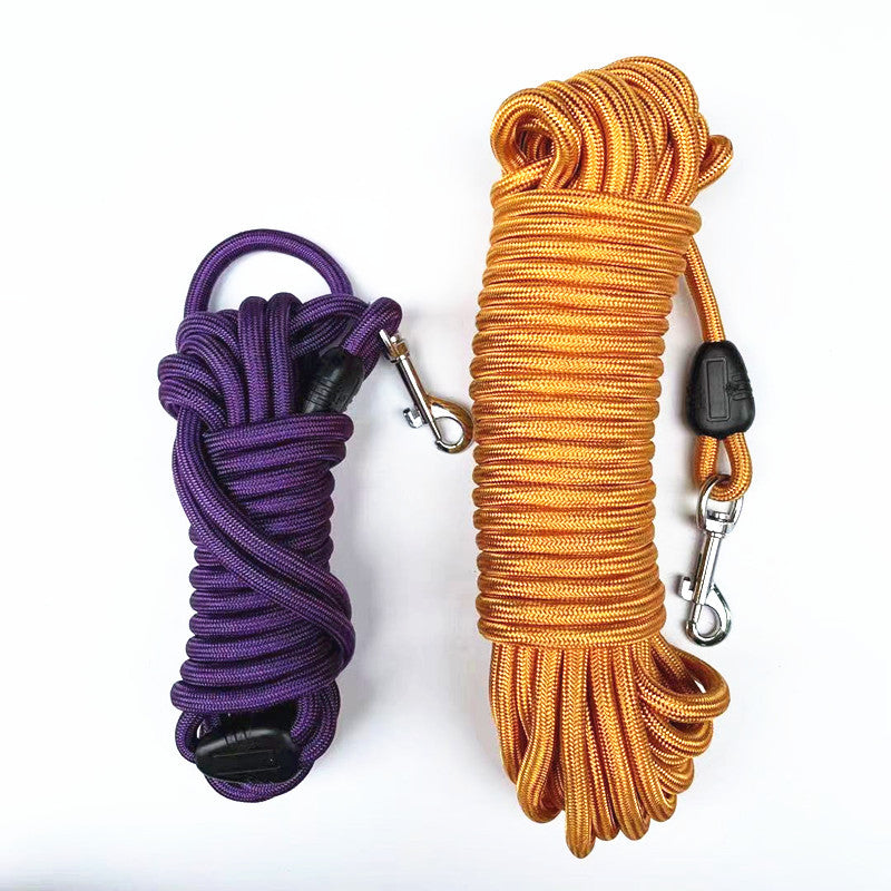 Long dog training lead, 3 lengths available from Pet Royale UK