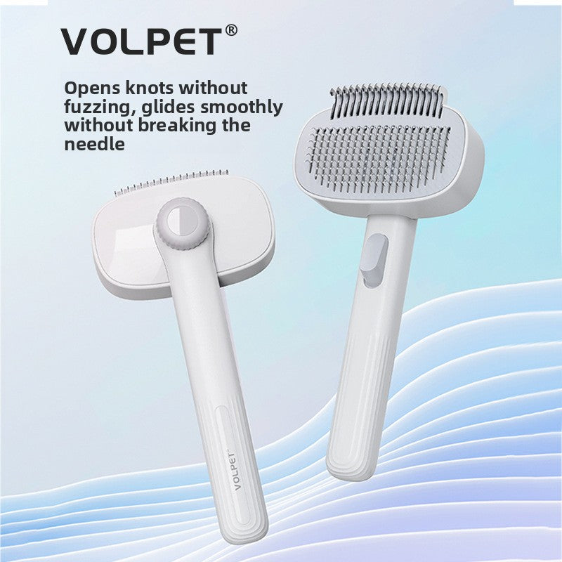 Stainless Steel Dog Comb for Gentle Detangling and Shedding