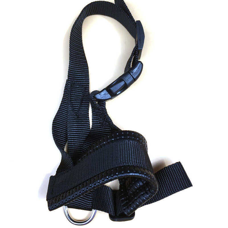 Breathable Mesh Dog Muzzle, Adjustable Anti-Bite Mouth Cover