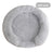 Fluffy round nest pet bed in many colours, detail and texture view