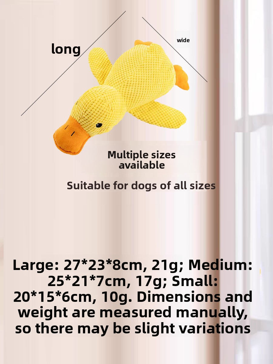 Plush duck dog toy with squeaker - photo 7