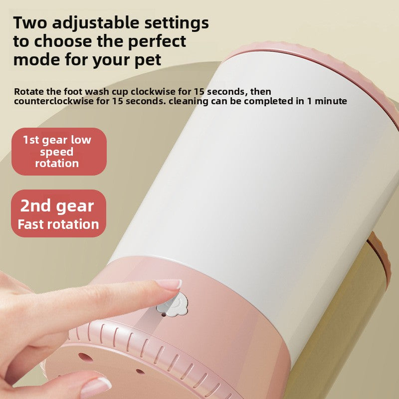 Dog Paw Washing Basin, Electric Waterproof Foot Cleaner
