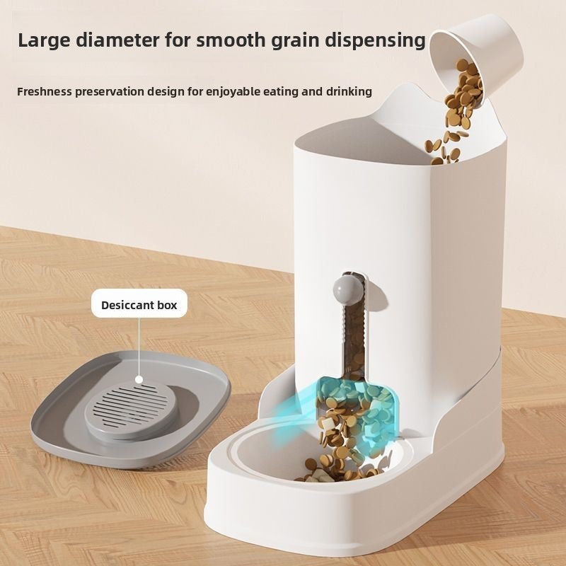 Automatic feeder and water dispenser